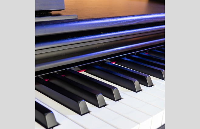 Used Yamaha YDP-145 Satin Black Digital Piano Complete Package (SN:ECDJ01067) - Image 7